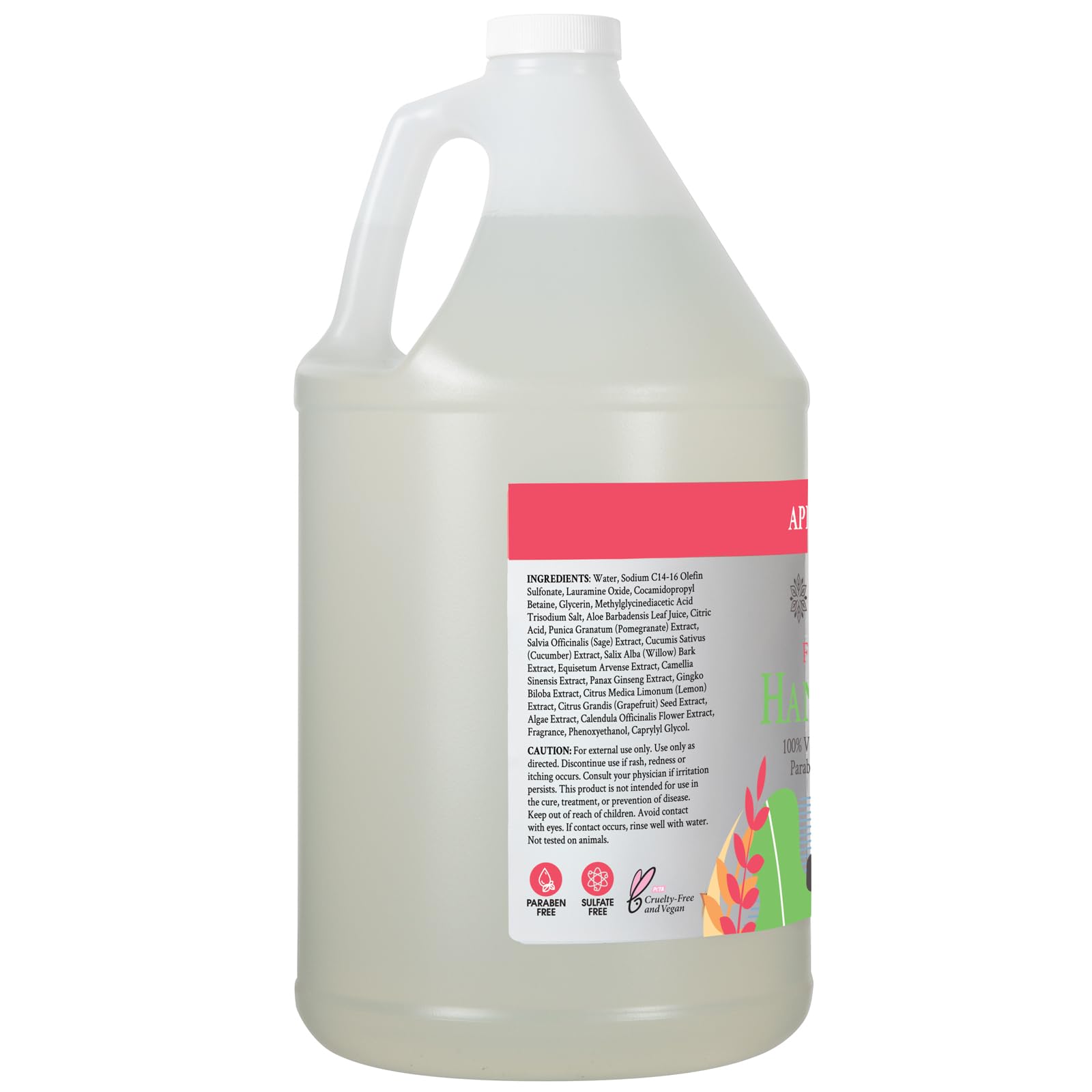 Ginger Lily Farms foaming hand soap lather demonstrates creamy hydration and easy rinsing.