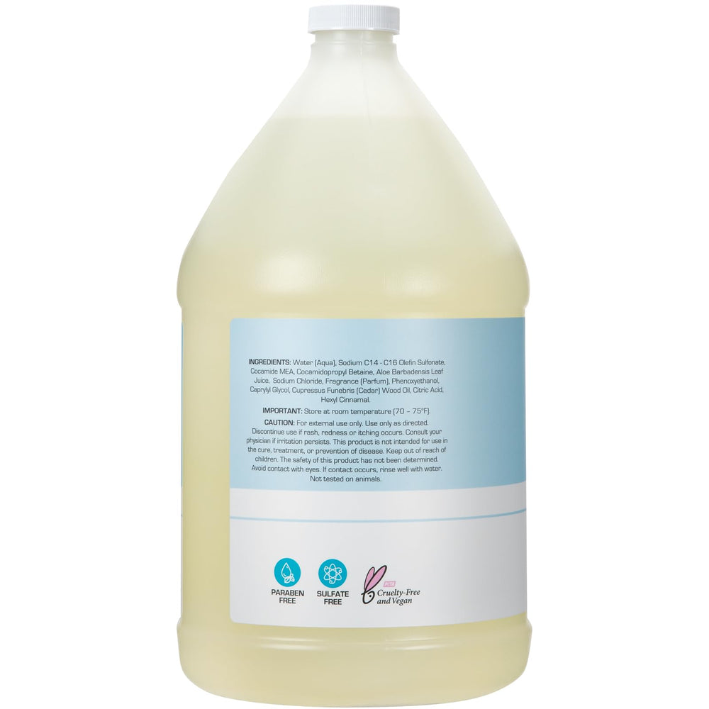 Ginger Lily Farms hand soap lather close-up reveals creamy texture.