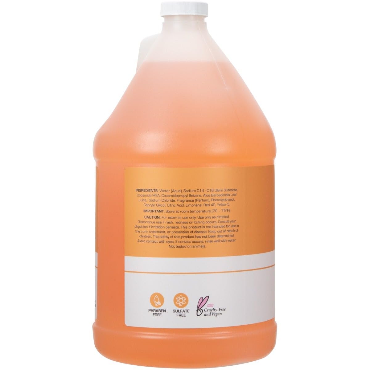 Ginger Lily Farms hands rinsing with soap leaves skin soft.