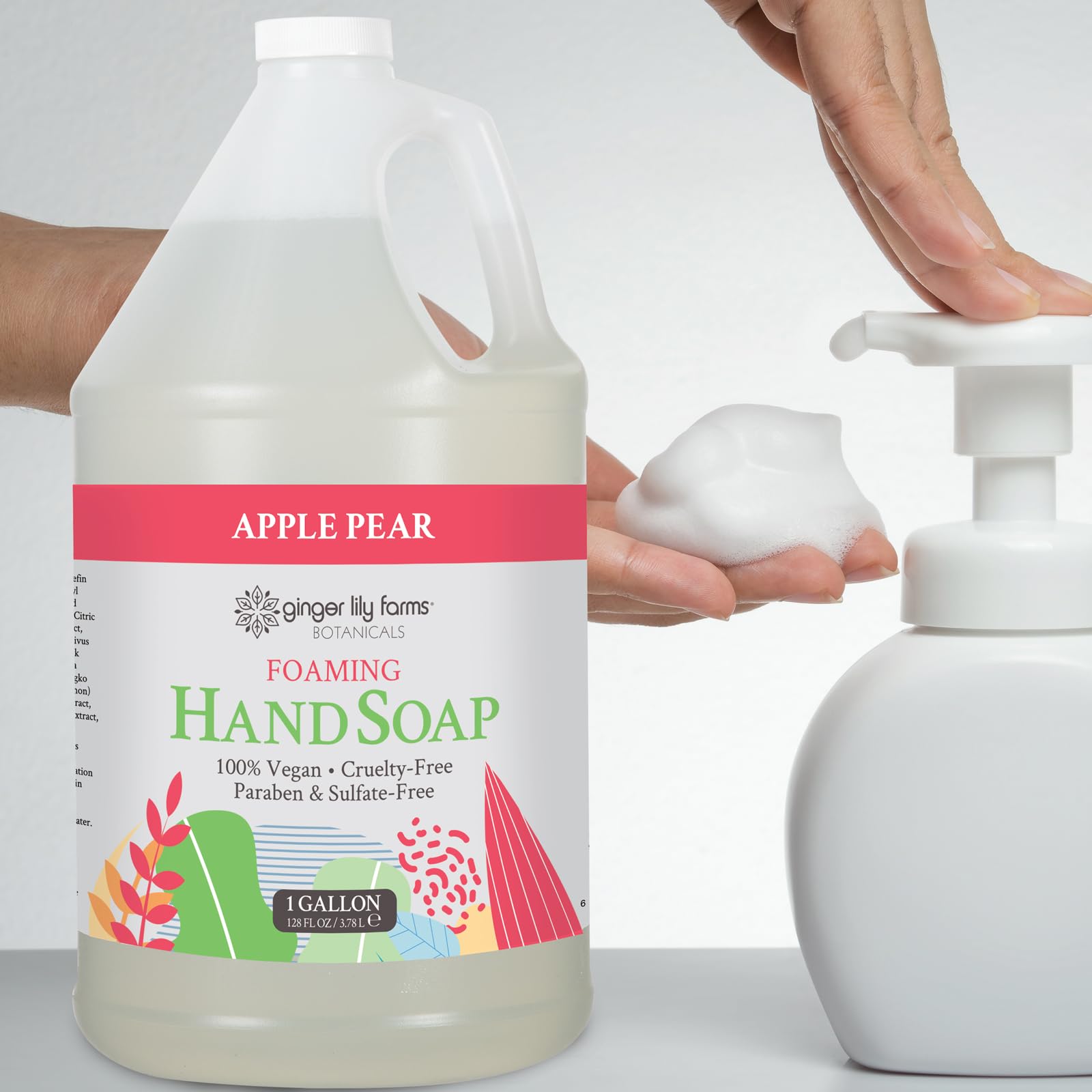 Ginger Lily Farms refill at sink for high-traffic spaces saves time and waste.
