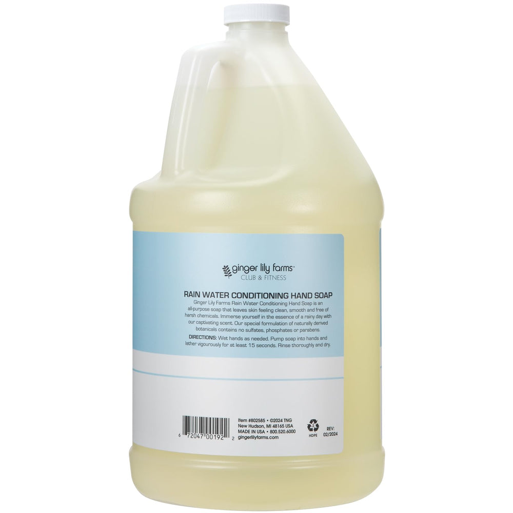 Ginger Lily Farms refill gallon 128oz shown for locker room refills.