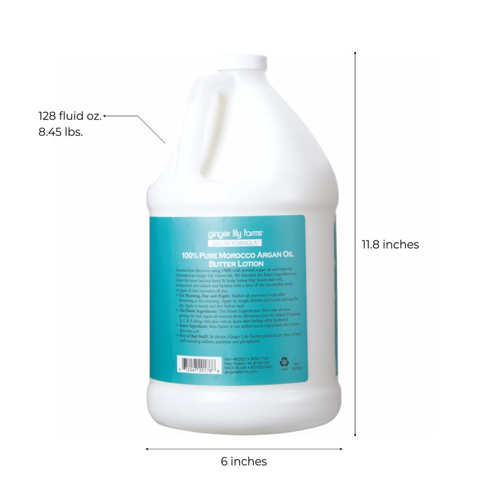 Ginger Lily Farms Salon Formula texture closeup shows lightweight feel and smooth finish.