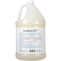 Ginger Lily Farms ZeroDerm shampoo lather highlighting deep moisture for dry hair.