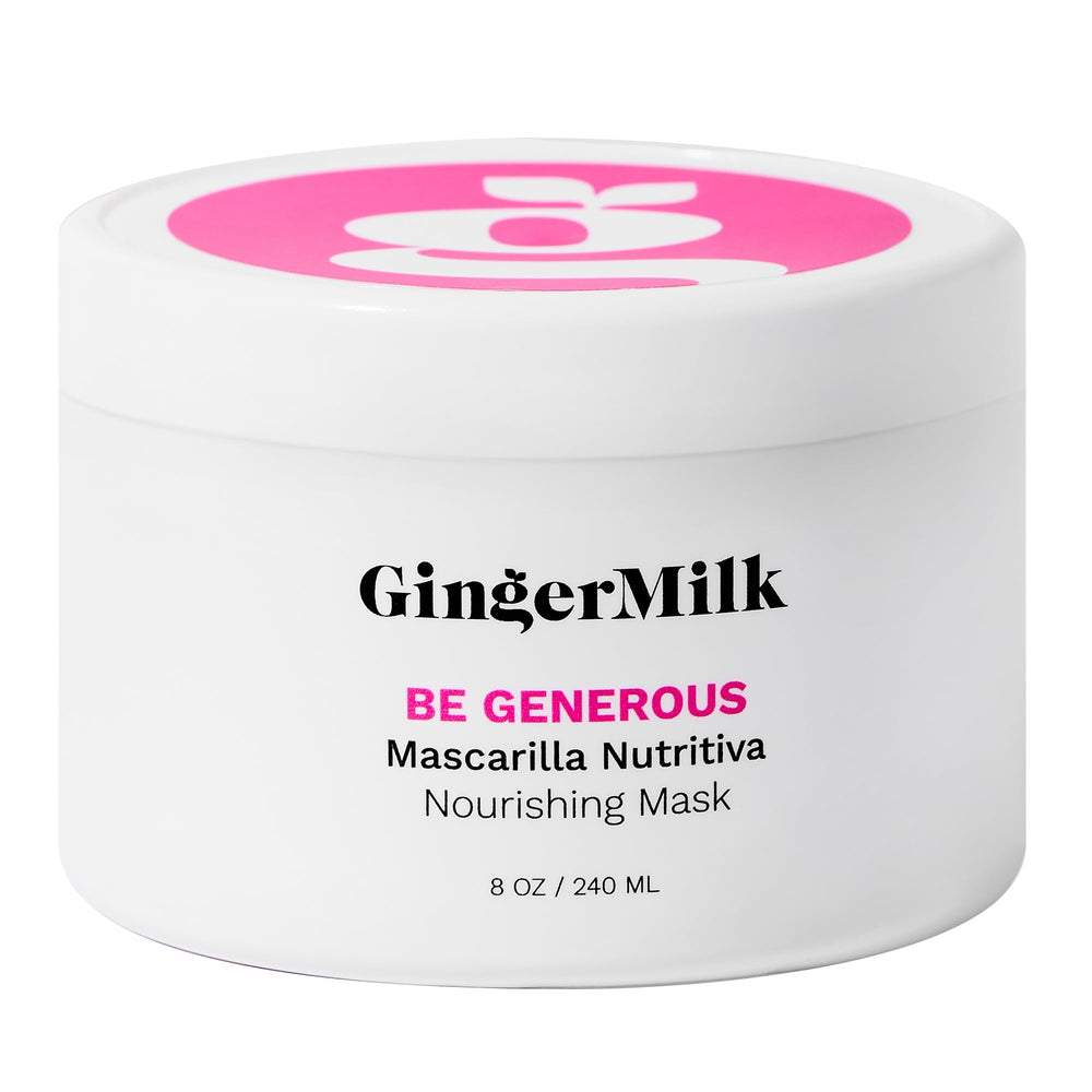 Ginger Milk Deep Repair Mask soft shiny curls after treatment