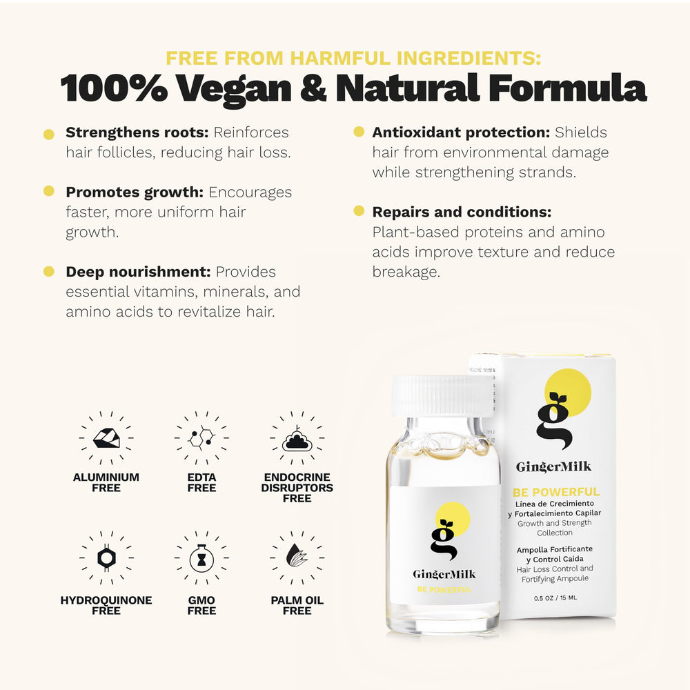Ginger Milk BE Powerful packaging featured in a three-pack for regular use.