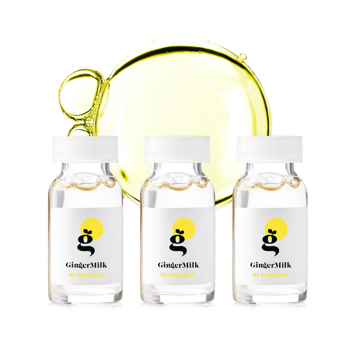 Ginger Milk Hair Growth Ampoule bottle for scalp revitalization and stronger roots.