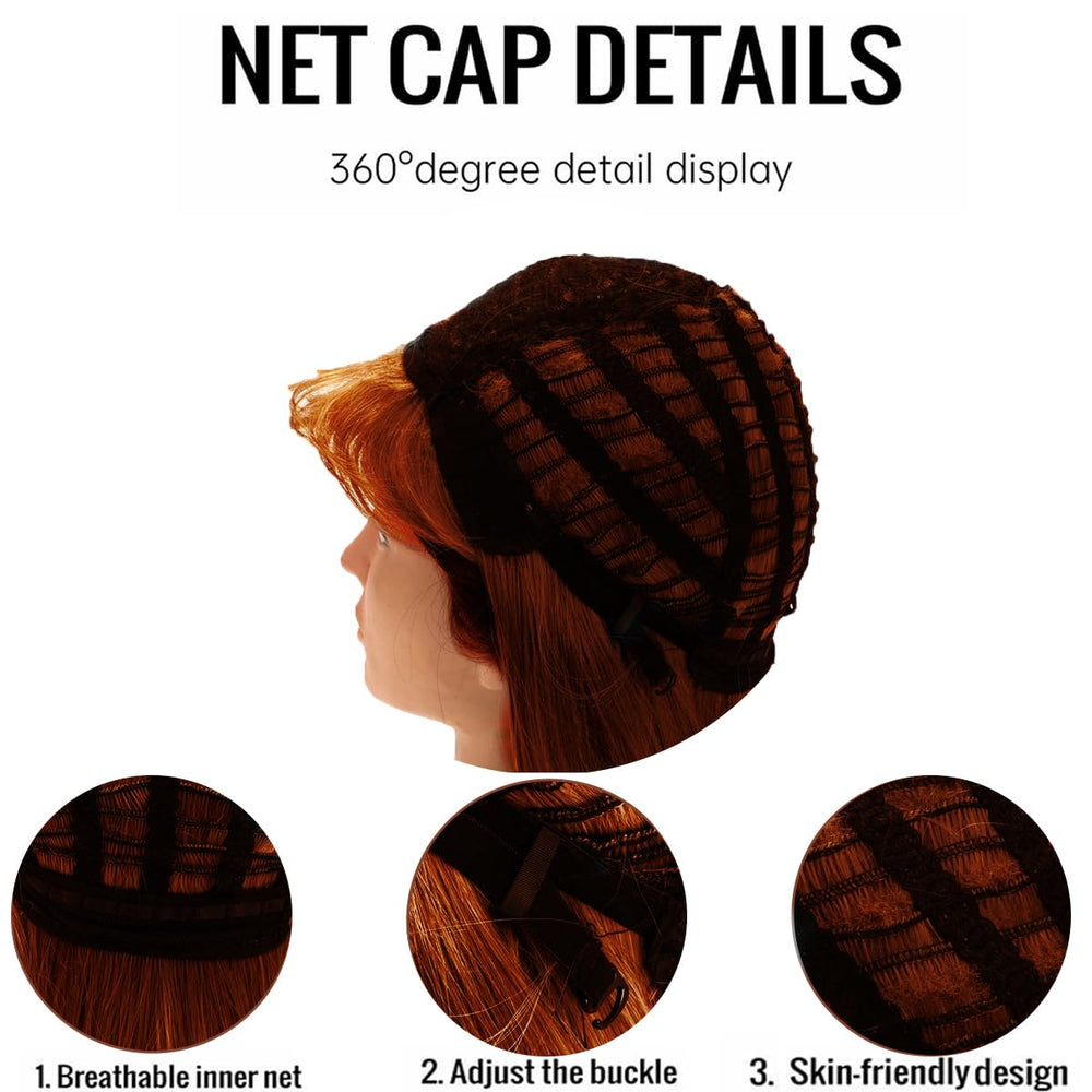 Ginger mullet wig Joe Dirt style for costume-ready look.