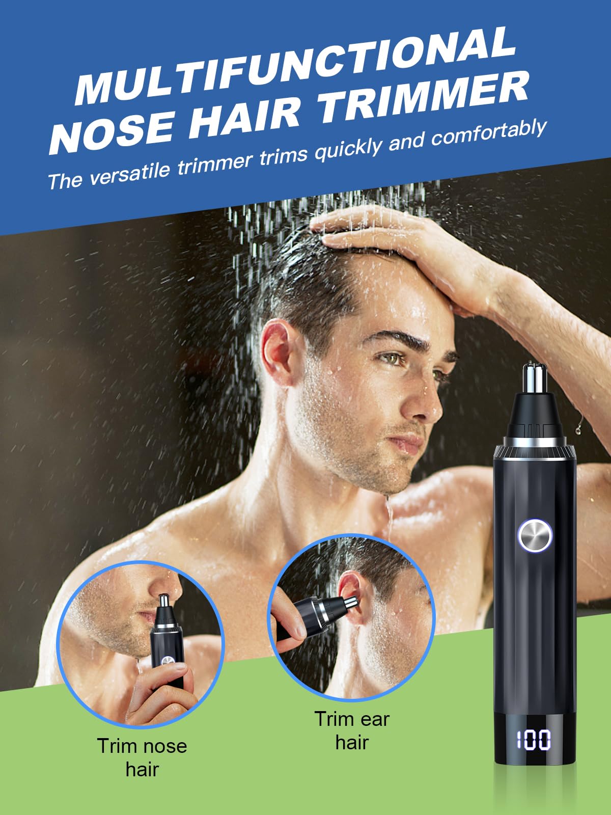 Ginity compact pen-design fits pockets for on-the-go grooming