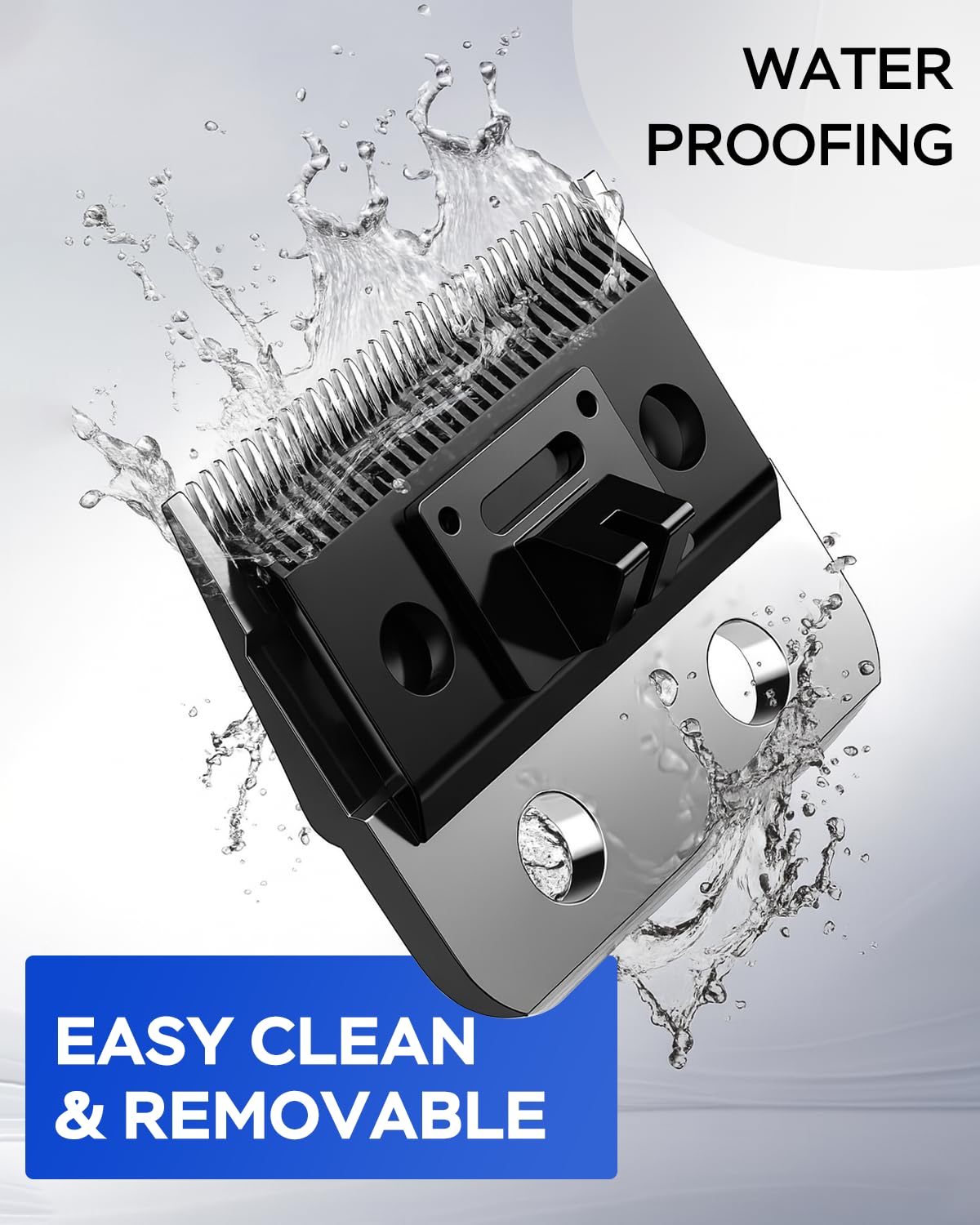 GinJee hair clippers battery status display helps plan your cut.
