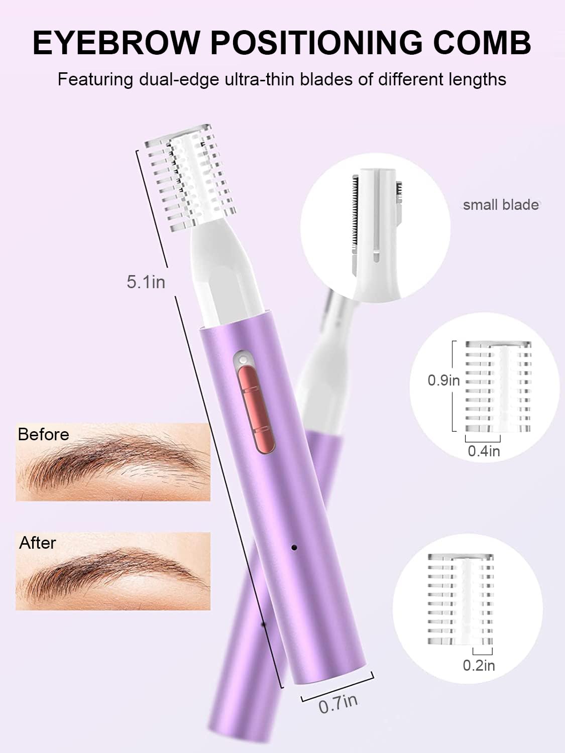 Ginity compact travel trimmer demonstrating portable design for on-the-go grooming