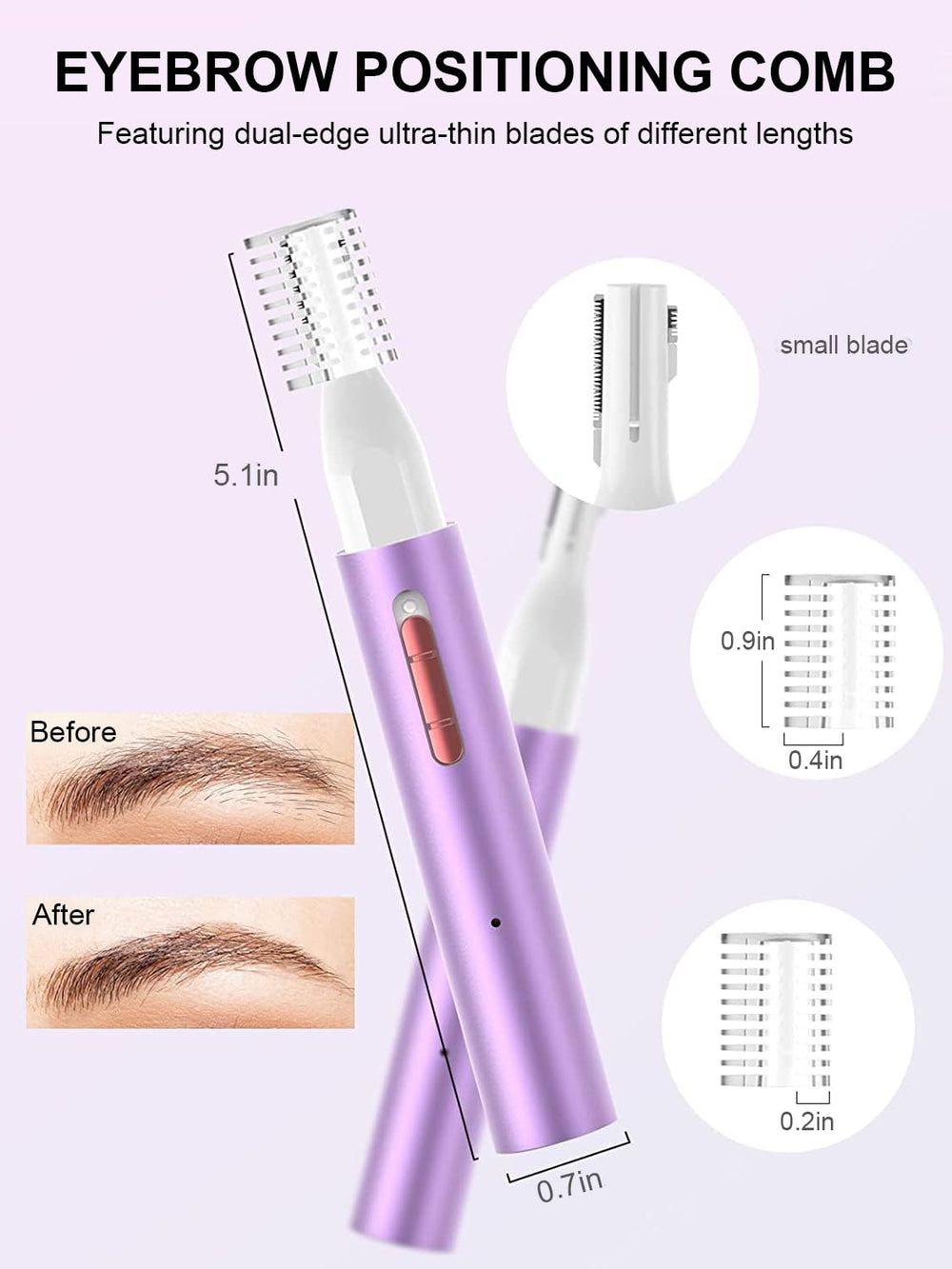 Ginity compact travel trimmer demonstrating portable design for on-the-go grooming