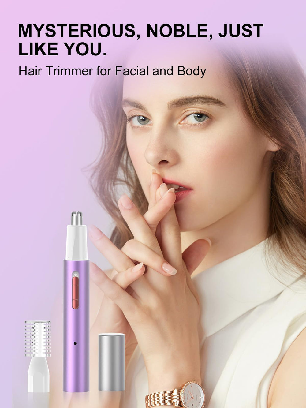 Ginity dual-edge blades with 360-degree rotation for efficient painless cutting