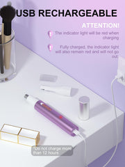Ginity 2in1 nose-trimmer close-up showing safe hypoallergenic tip for comfortable grooming