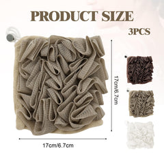 Giococo 3pc soap loofah khaki pack delivers gentle cleansing for all skin types