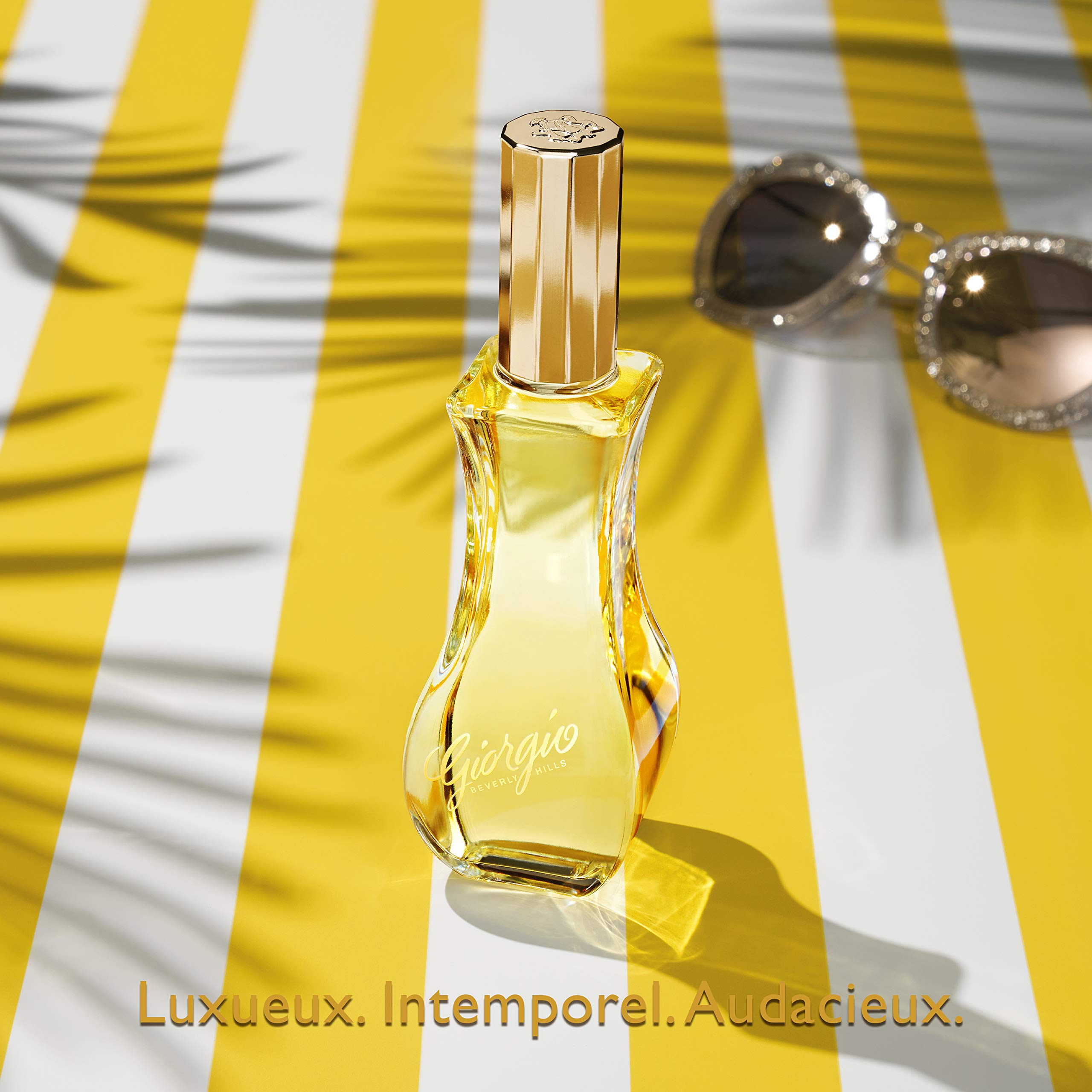 Giorgio Beverly Hills For Women ingredients label, designer heritage behind the fragrance.
