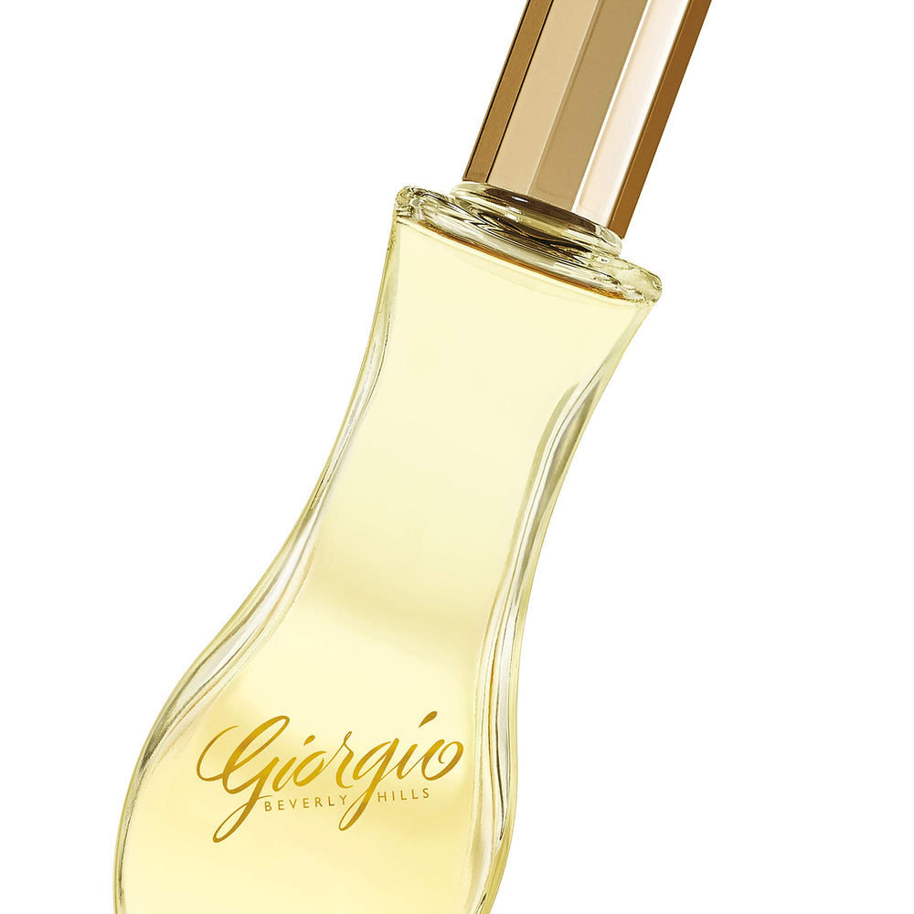 Giorgio Beverly Hills For Women sample vial with tester, helps compare scents before purchase.