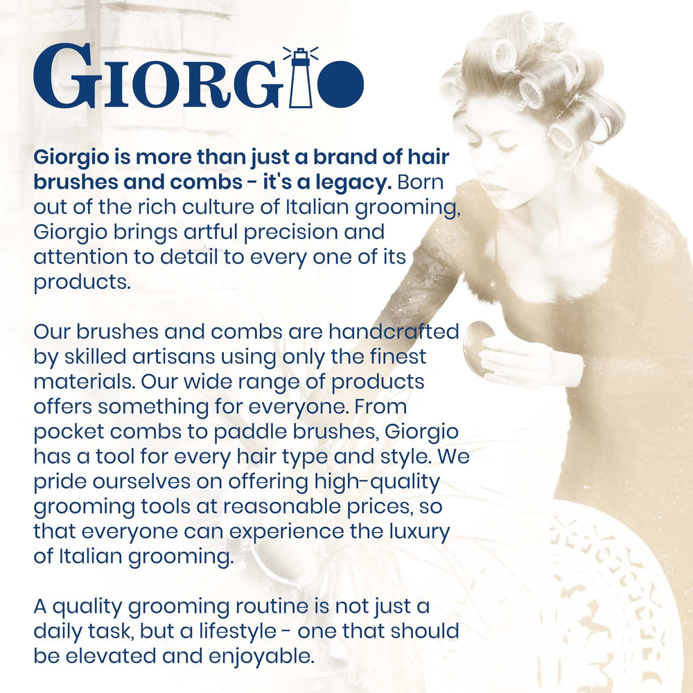 Giorgio G49 White Tokyo hand-polished finish reinforces premium feel.