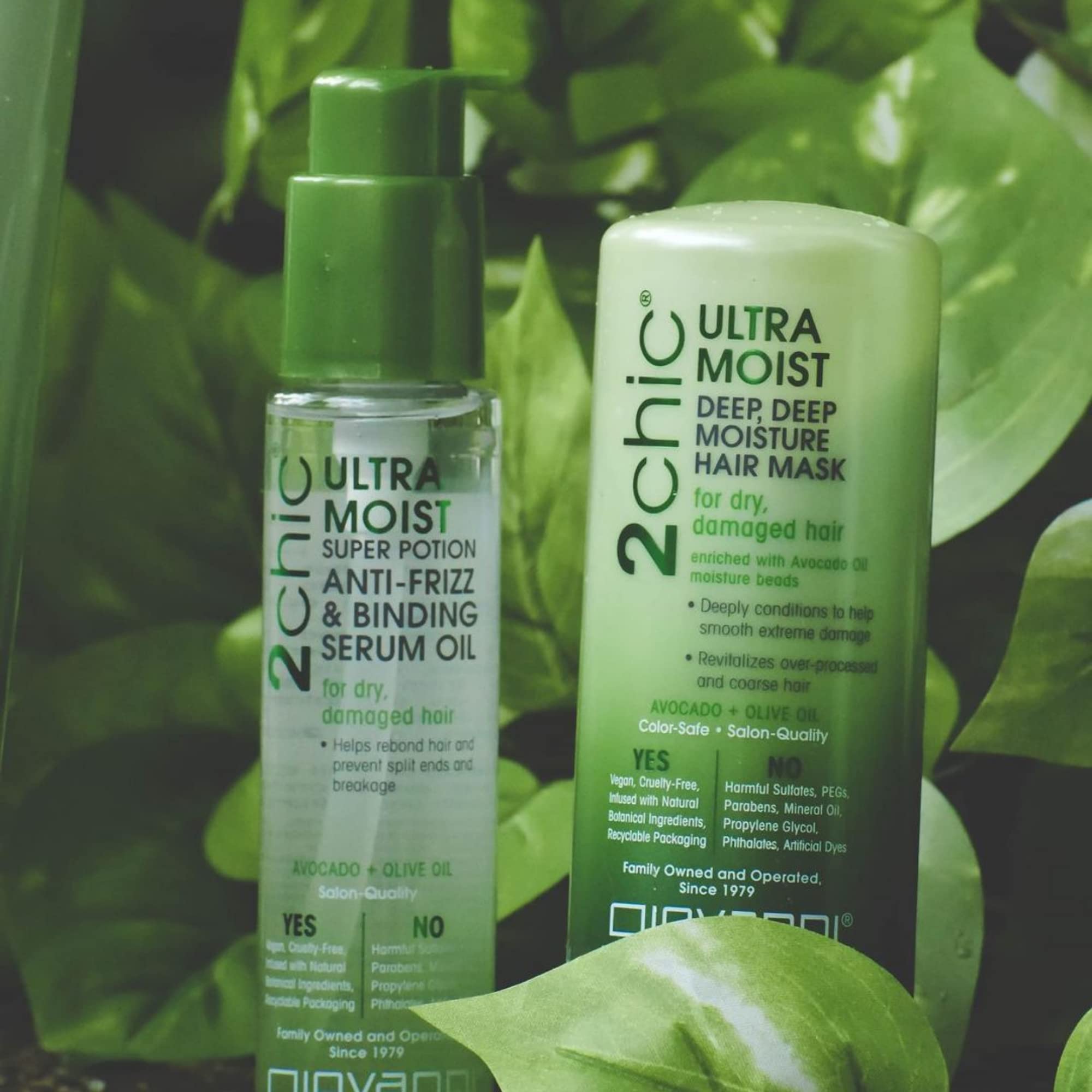 GIOVANNI 2chic avocado-olive oil formula delivers deep hydration and shine