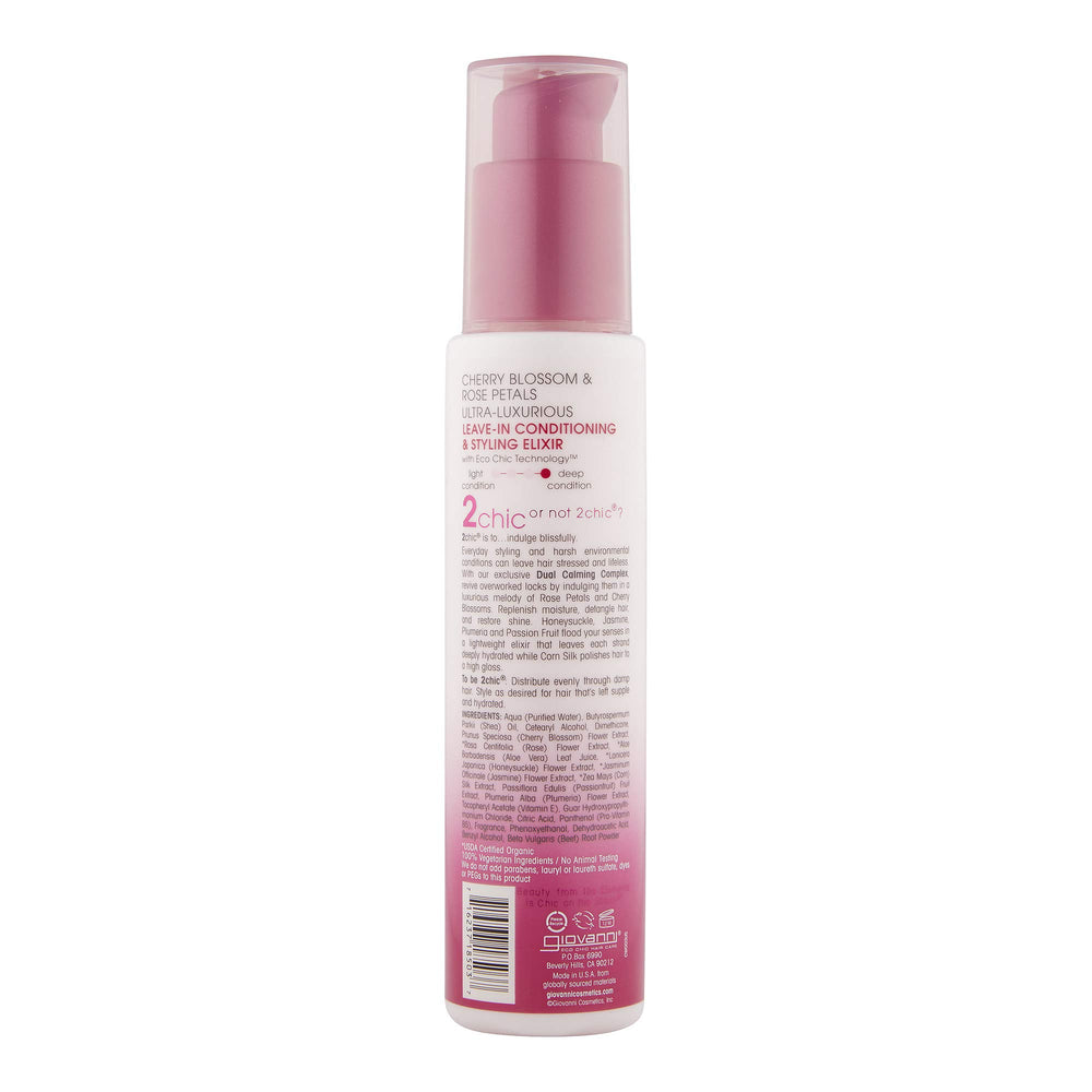 Giovanni 2chic leave-in elixir heat protection for styling tools