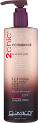 GIOVANNI 2chic bottle with pump demonstrates deep-moisture for smooth, frizz-free hair.
