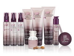 GIOVANNI 2chic Ultra Sleek wax close-up reveals color-safe formula nourishing strands.