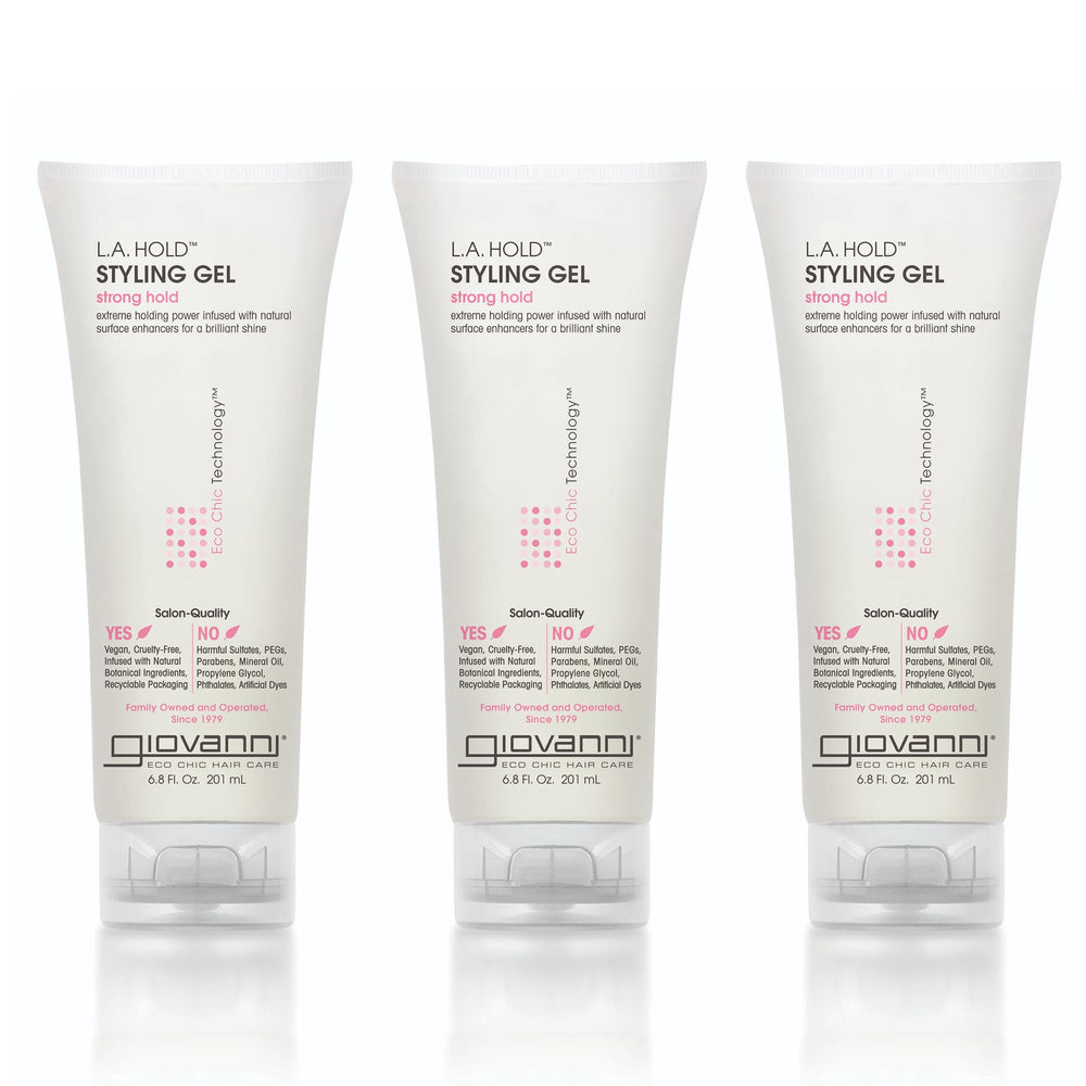GIOVANNI LA Hold Styling Gel straight hair sleek hold.