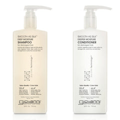 Giovanni Smooth as Silk Deeper Moisture Shampoo bottle for detangling and hydration