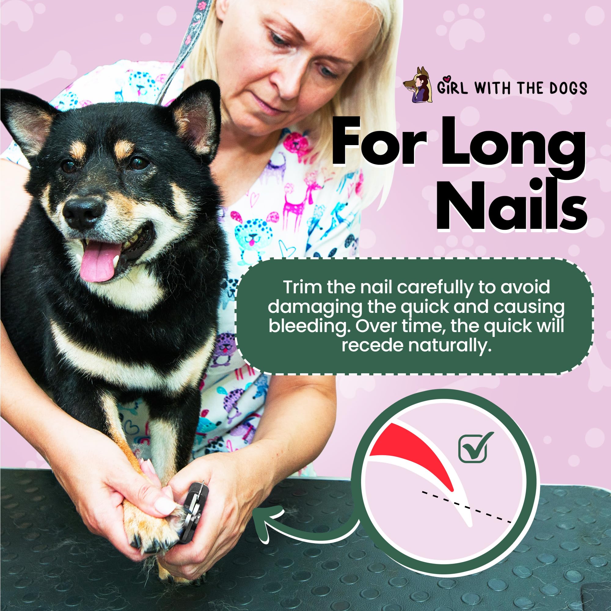 Girl With The Dogs pet nail clippers cat-dog trimmer—versatile for paws and routine care.