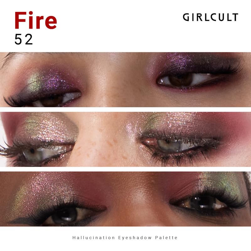 GIRLCULT glitter shades shimmer add radiant dimension for party-ready eyes.
