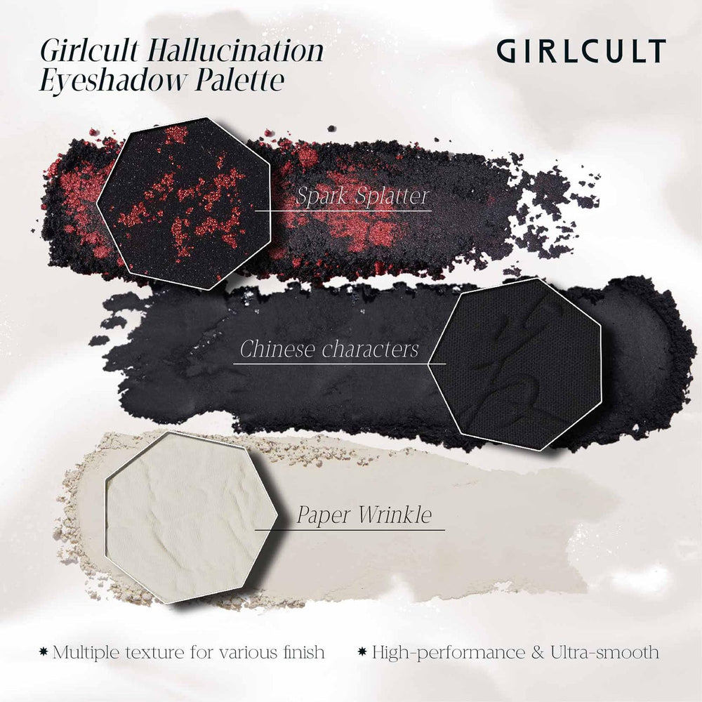 GIRLCULT waterproof crease-resistant formula keeps color intact all day.