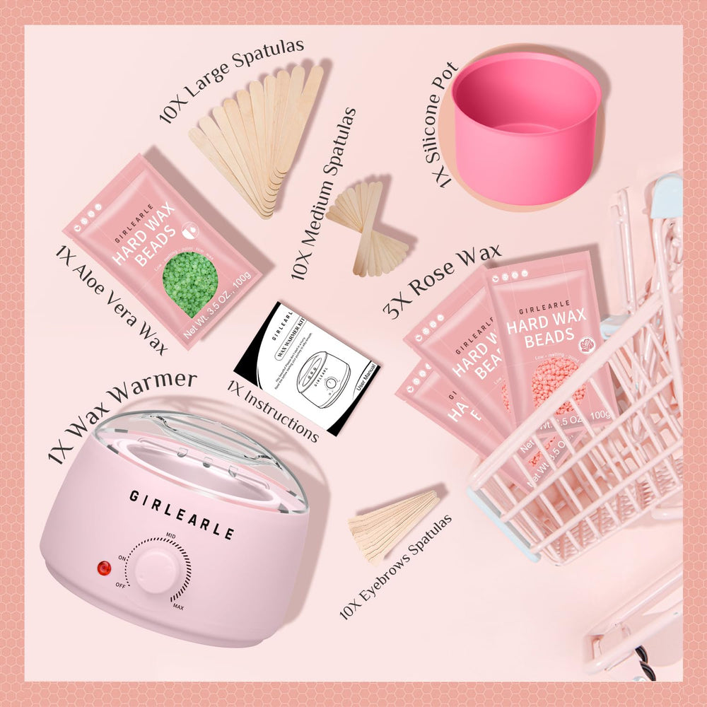 GIRLEARLE Brazilian bikini waxing at home with professional-grade tools