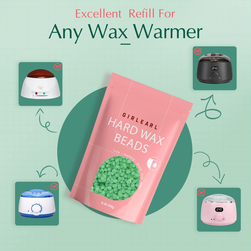 GIRLEARLE waxing beads for bikini area may yield longer-lasting smoothness.