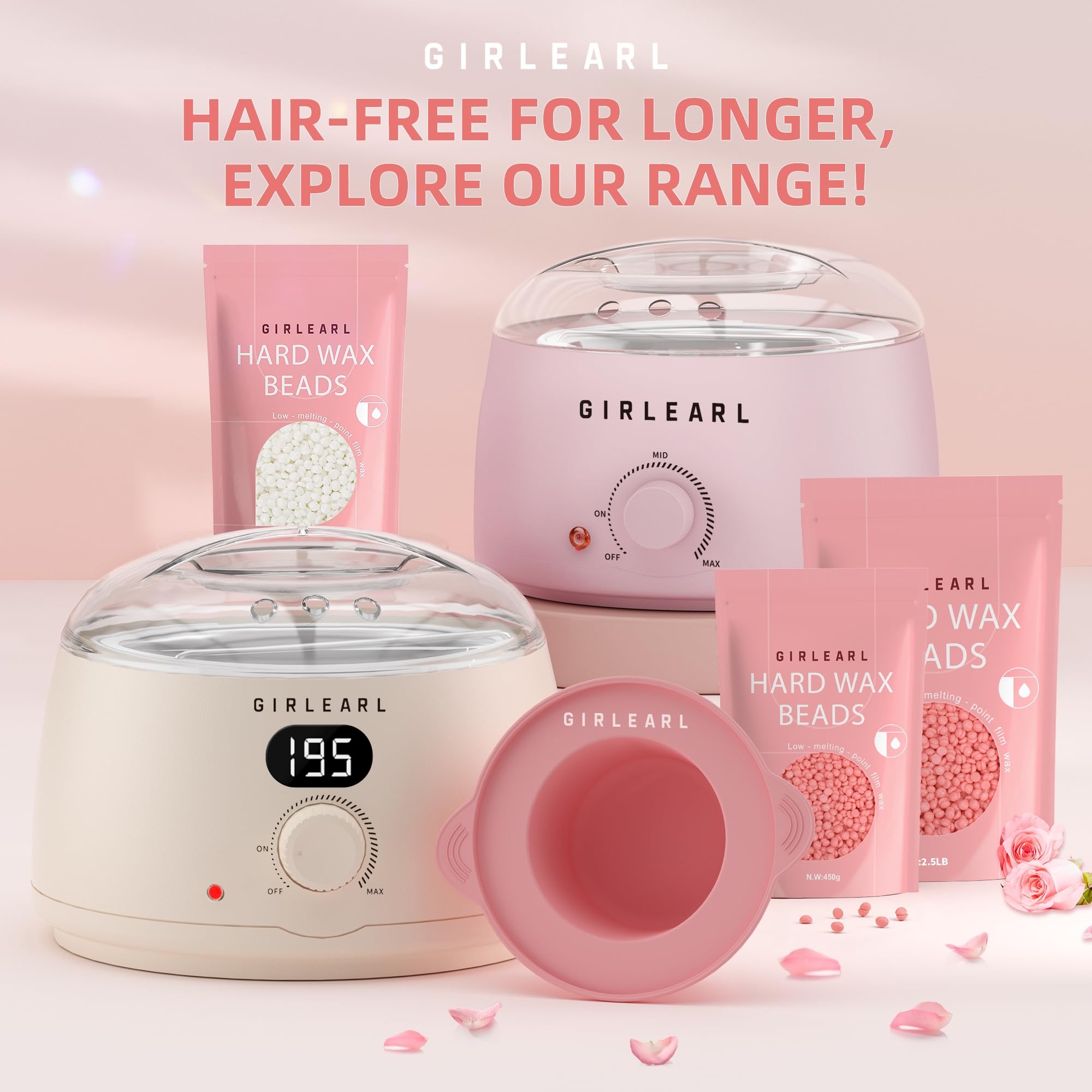 GIRLEARLE coarse hair removal beads provide precise grip and lasting smoothness.
