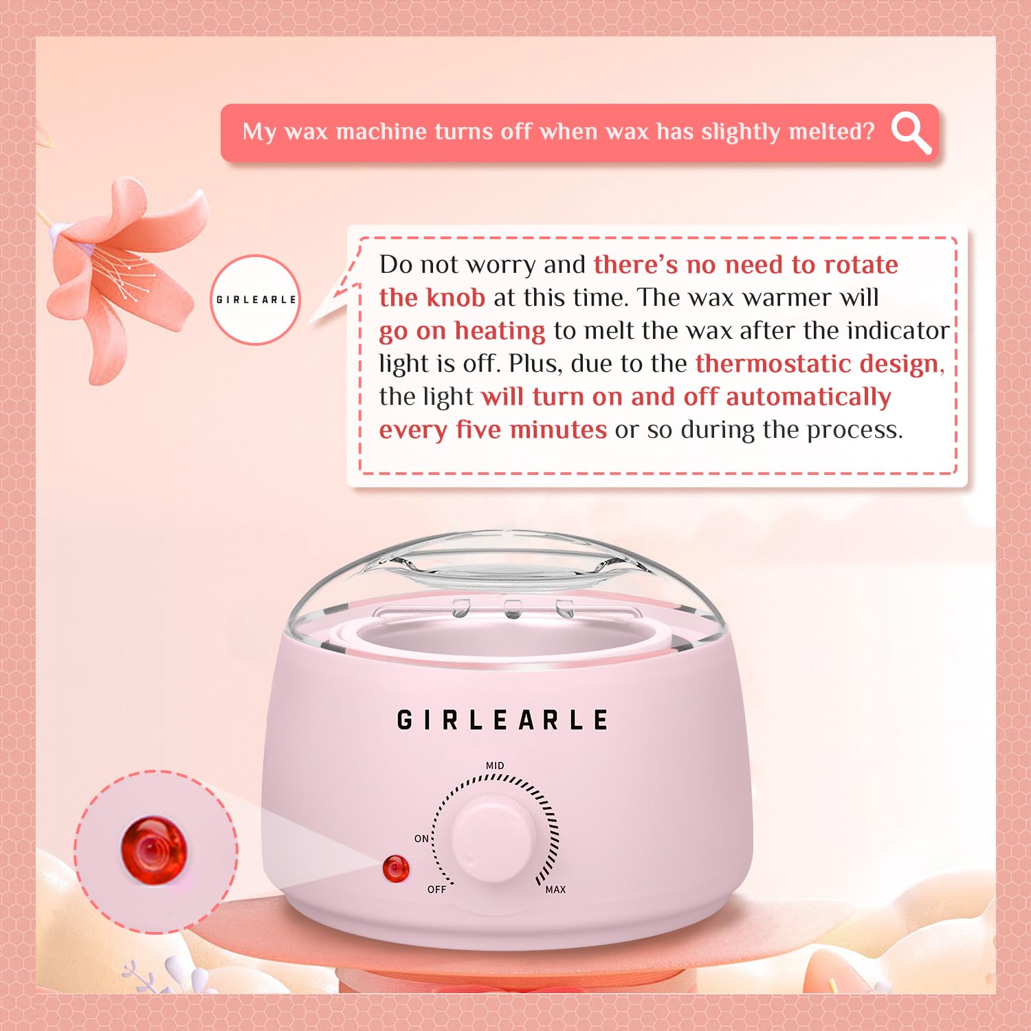 GIRLEARLE full-body waxing focus for underarms, legs, and more