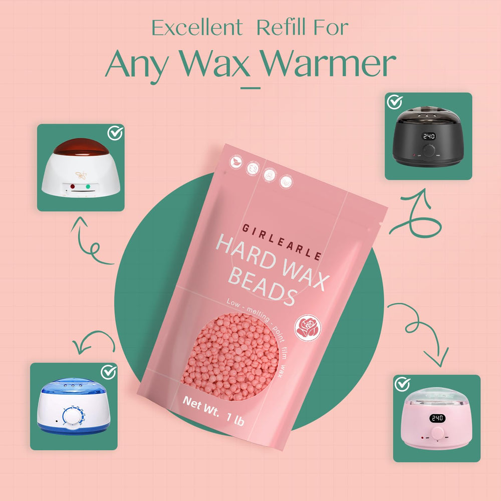 GIRLEARLE legs waxing at home with long-lasting smooth results.