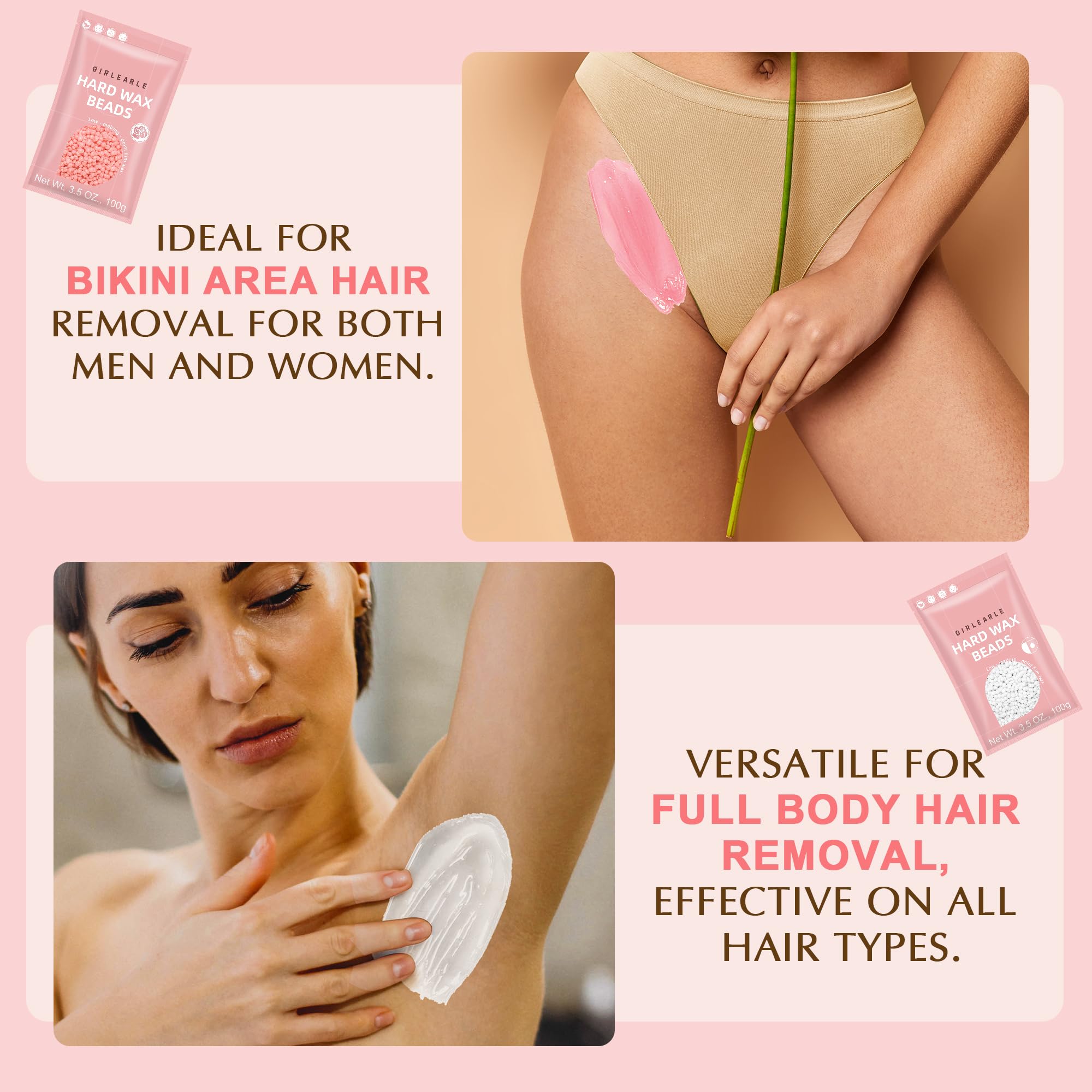 GIRLEARLE post-wax cream soothes and nourishes the skin after waxing