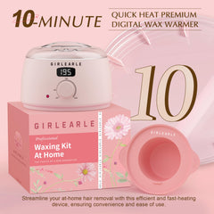 GIRLEARLE rose wax beads pack ideal for sensitive areas and coarser hair
