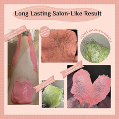 GIRLEARLE rose wax beads for effective hair capture on coarse hair