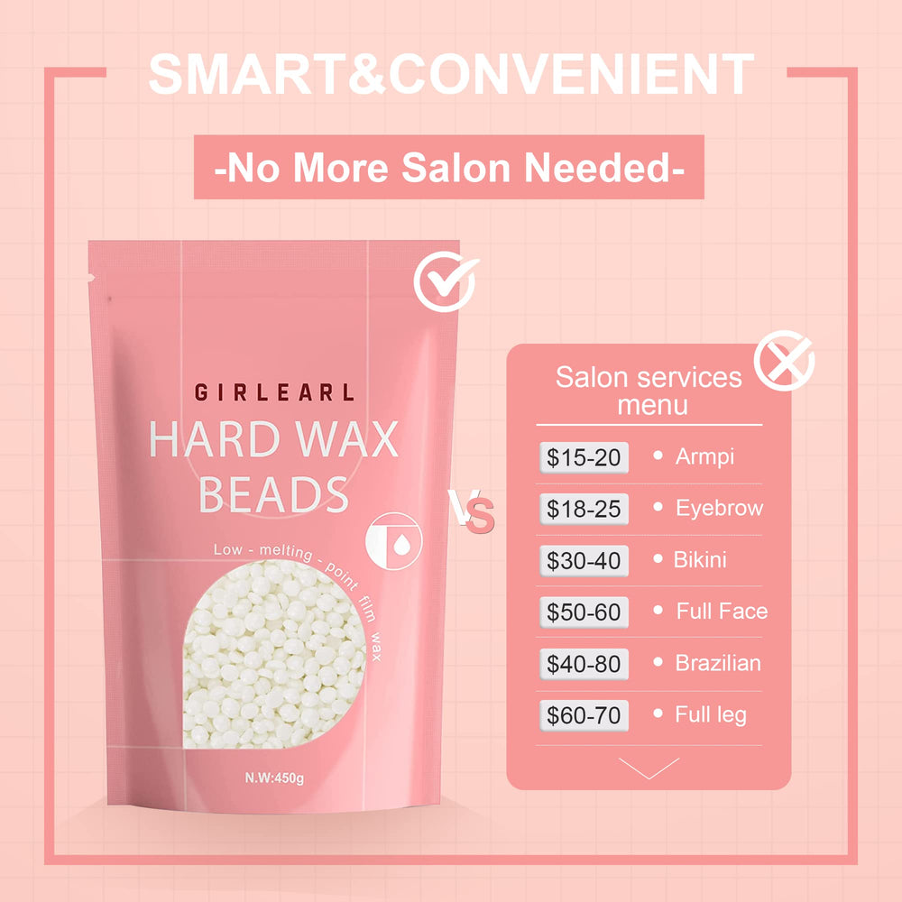 GIRLEARLE salon-grade results at home with durable easy-to-use beads.