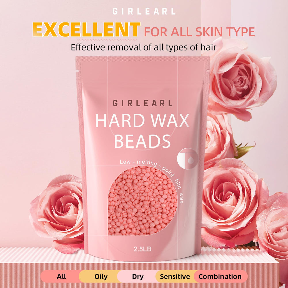 GIRLEARLE spa-like at-home waxing experience with premium beads.
