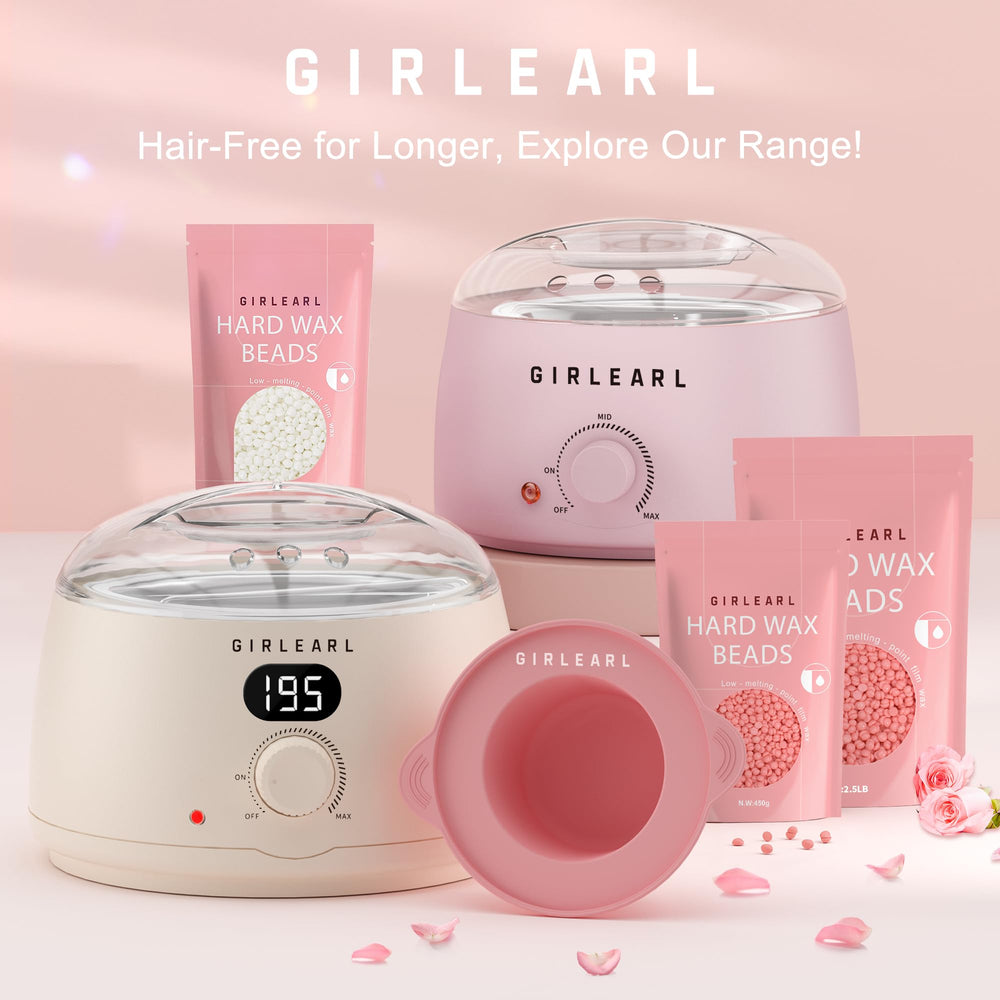 GIRLEARLE sustainable beauty wax beads designed for conscious waxing.