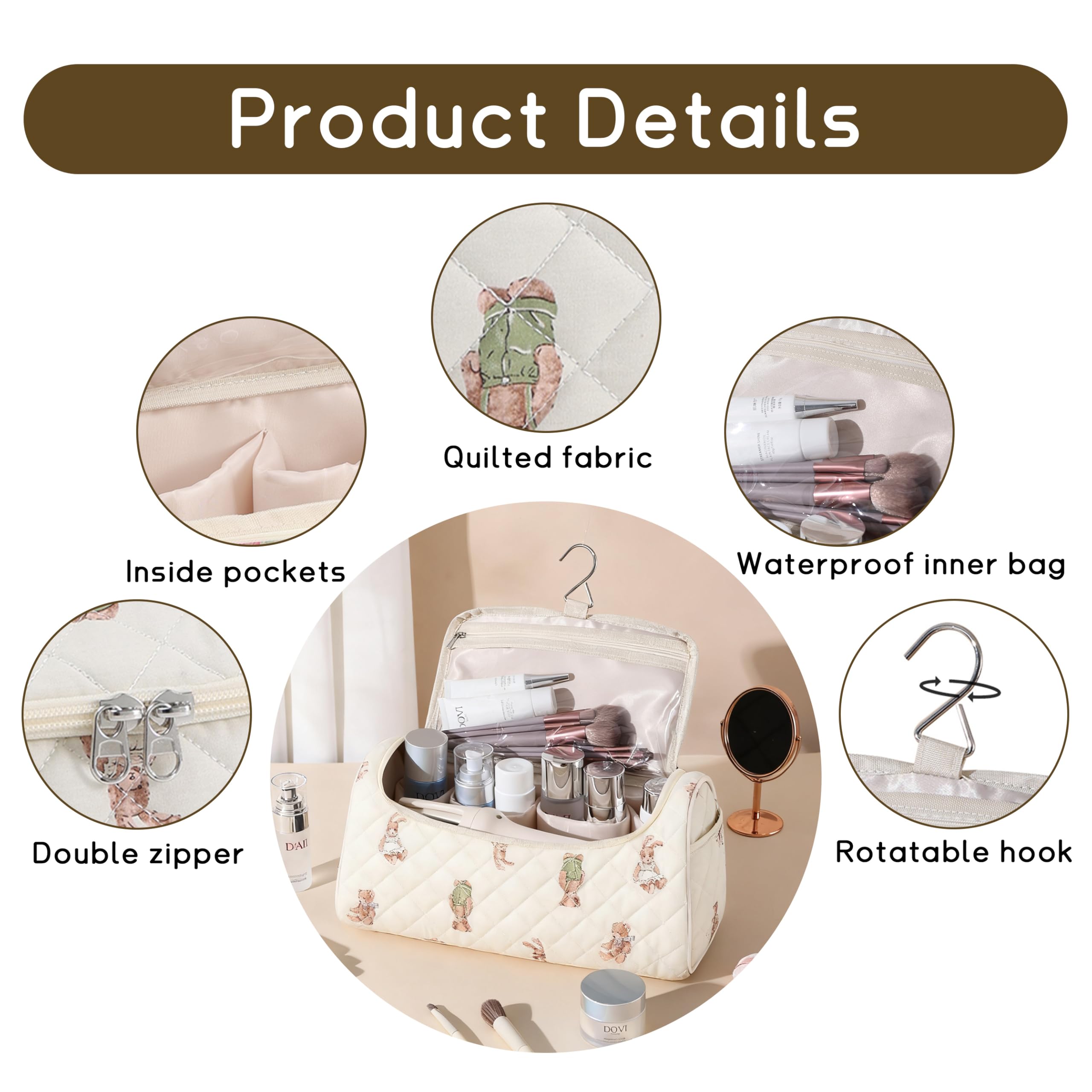 GISMTR travel case fits Dyson Airwrap and attachments securely for travel.