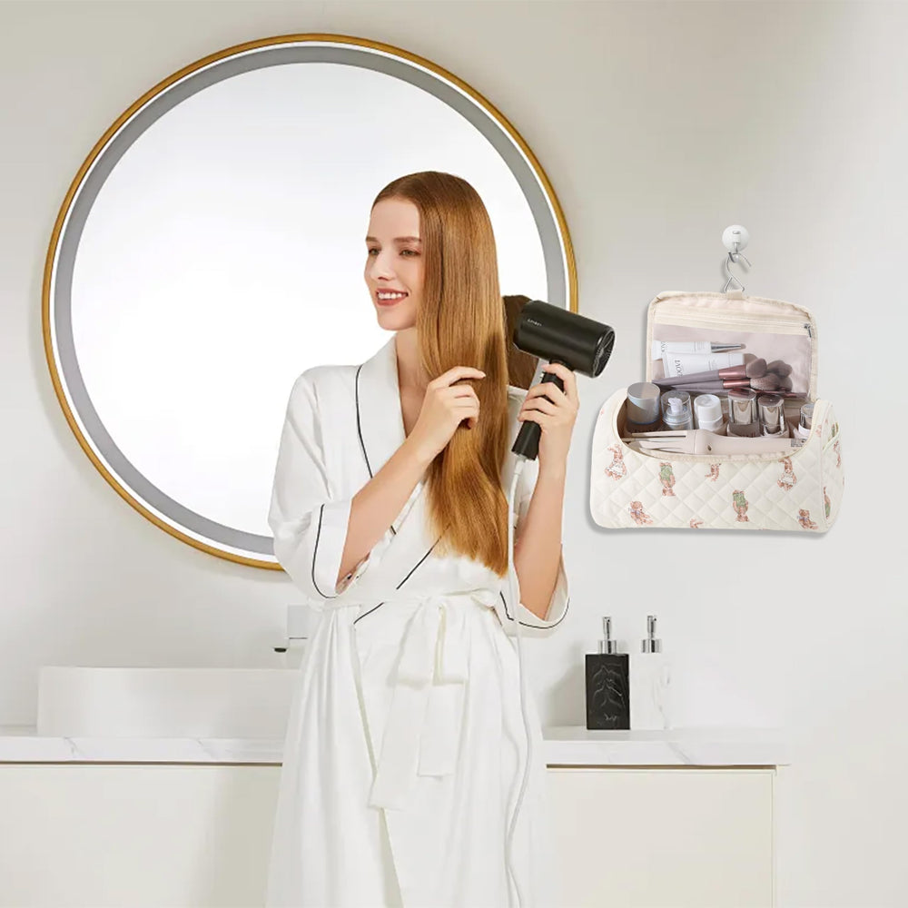 GISMTR travel case hanging hook offers convenient wall or door storage on the go.