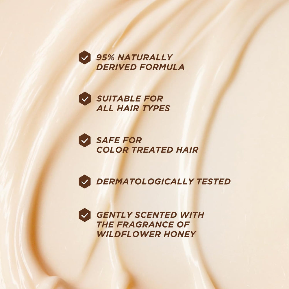 Gisou Honey Gloss Ceramide Therapy features ceramides and silk proteins for strength.