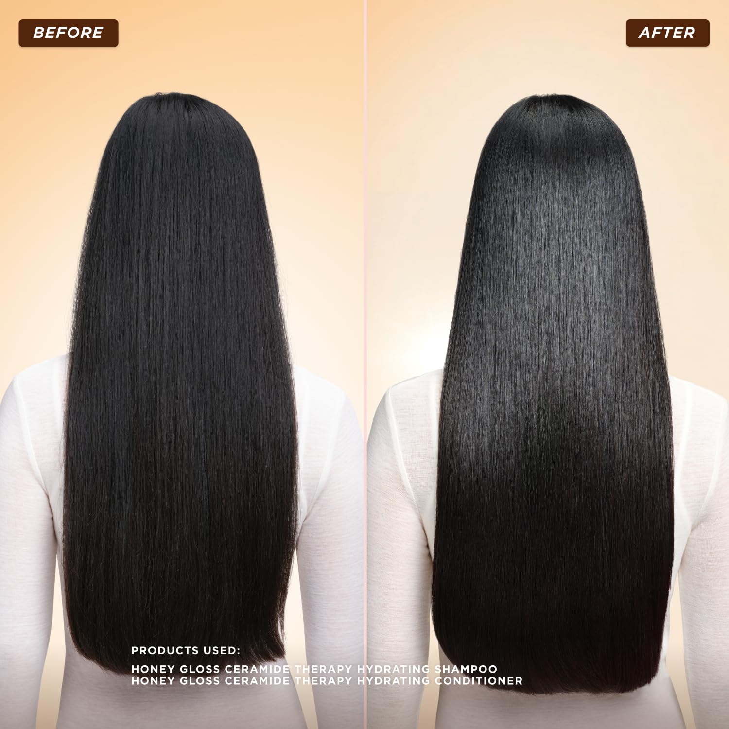 Gisou conditioner emphasizes a glossy finish and lasting hydration for hair.