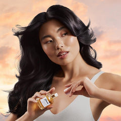 Gisou Argan Oil enriched perfume bottle adds soft shine without weight.