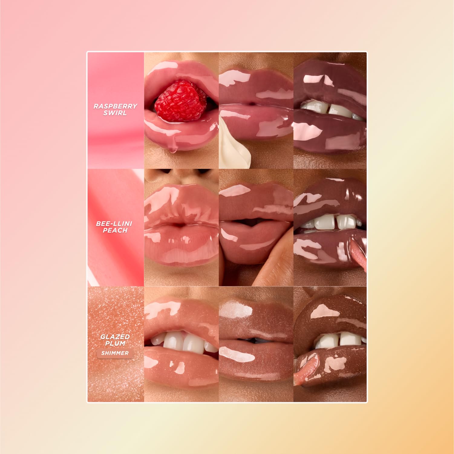 Gisou Honey Infused Lip Oil 8ml packaging is compact for on-the-go hydration