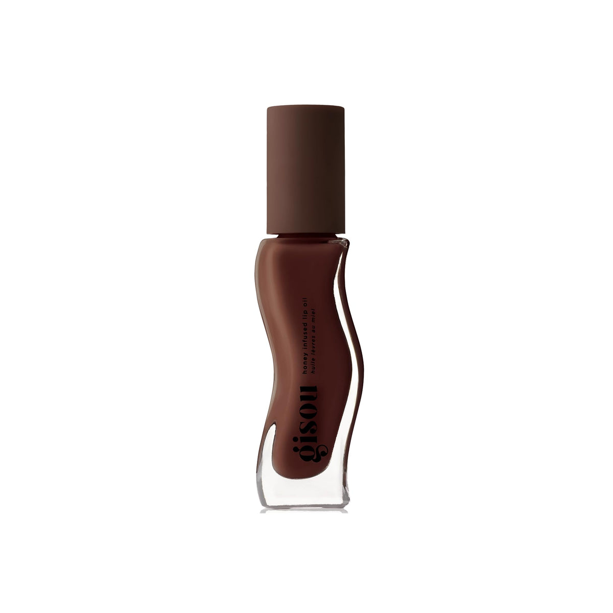 Gisou Honey Infused Lip Oil Mango Passion Punch bottle glides on with deep hydration.