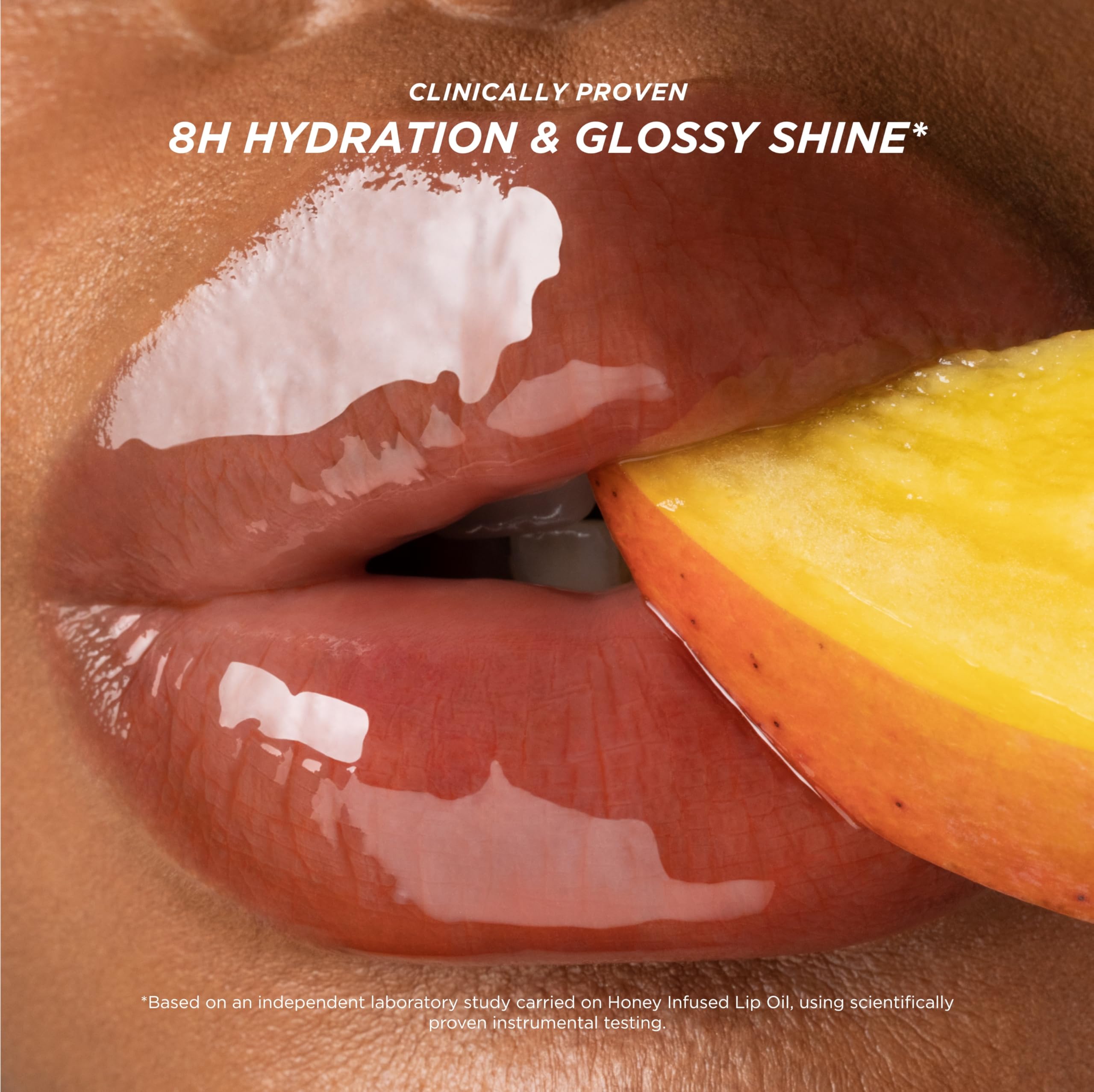 Gisou Honey Infused Lip Oil ingredients like Mirsalehi Honey