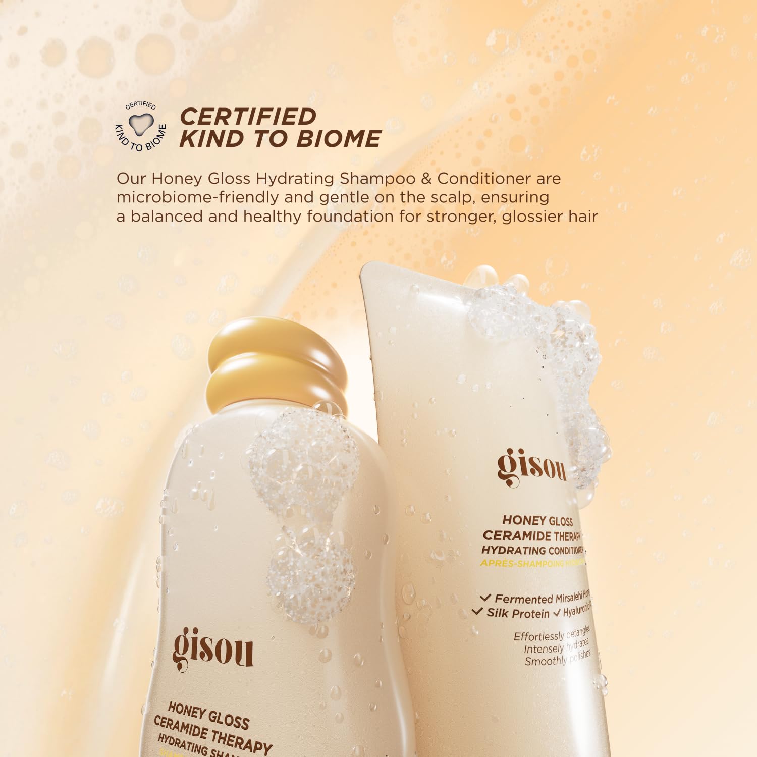 Gisou hyaluronic acid hydrates strands for deeper moisture